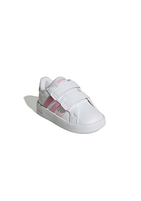 Adidas Grand Court 3.0 Shoes White Pink Infant ADIDAS ORIGINALS | Sneakers | KJ4372-